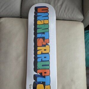 Uninterrupted by LeBron James & Maverick Carte Skateboard Deck (Extremely Rare)